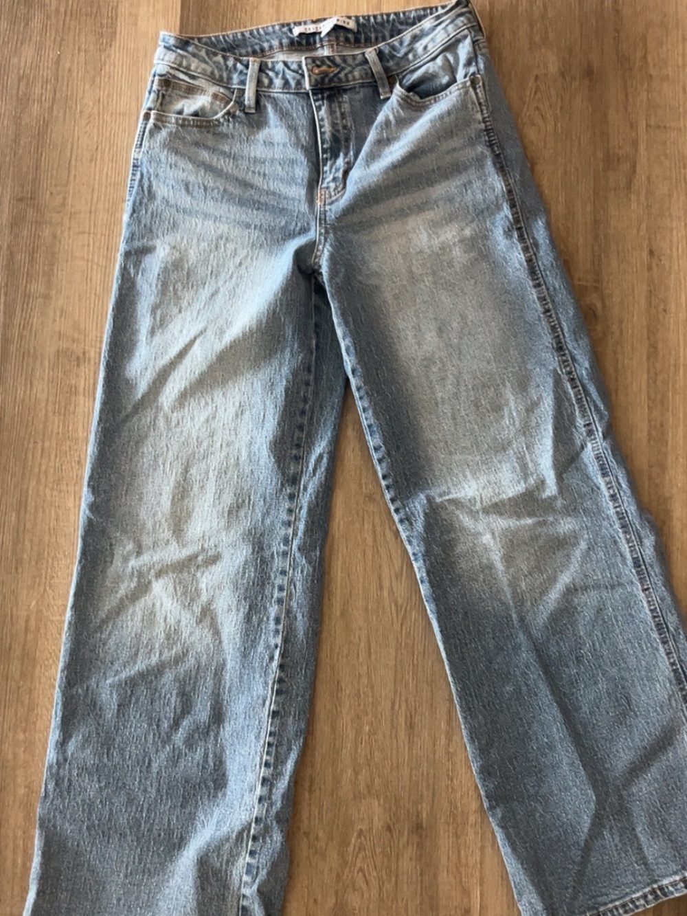 Celebrity Pink Light Blue Wide Leg Jeans